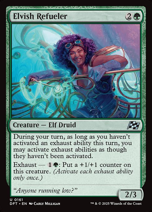 Elvish Refueler - Magic: The Gathering DFT #161