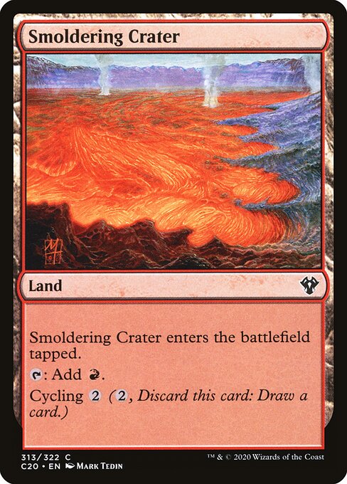 Smoldering Crater - Magic: The Gathering C20 #313