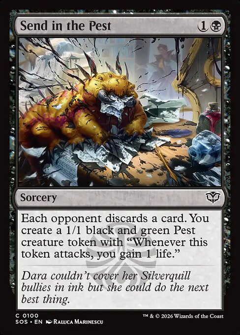 Send in the Pest - Magic: The Gathering SOS #100