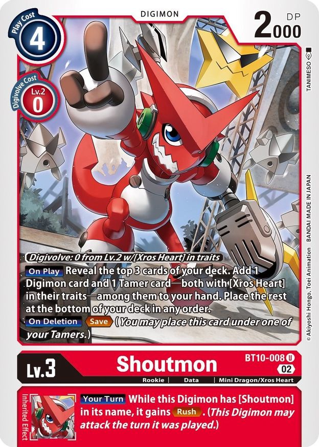 Shoutmon  - BT10-008