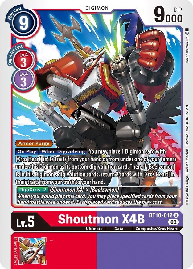 Shoutmon X4B  - BT10-012