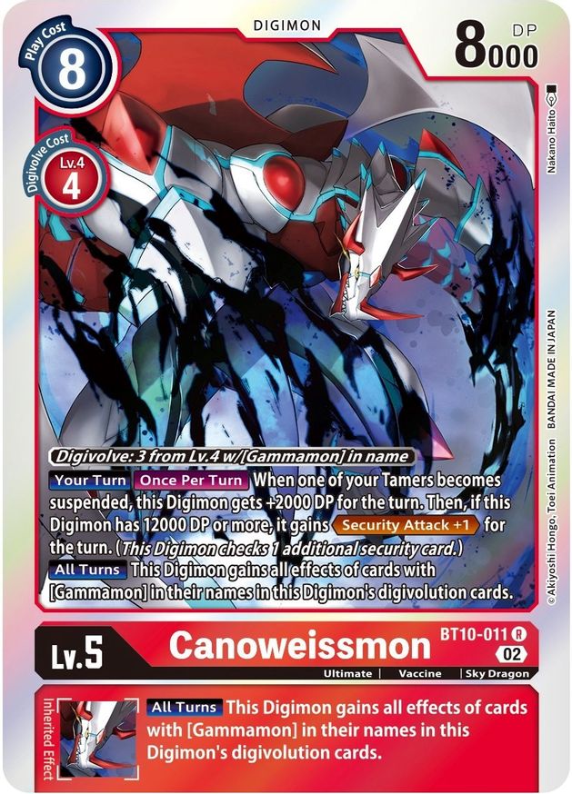 Canoweissmon  - BT10-011