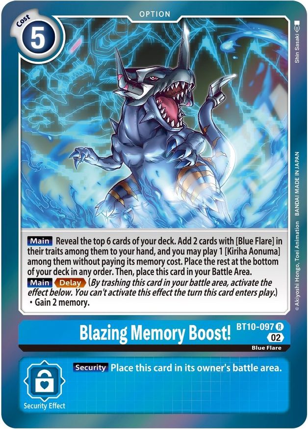 Blazing Memory Boost!  - BT10-097