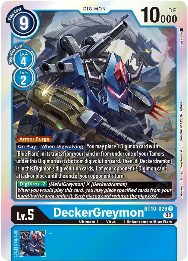 DeckerGreymon  - BT10-026