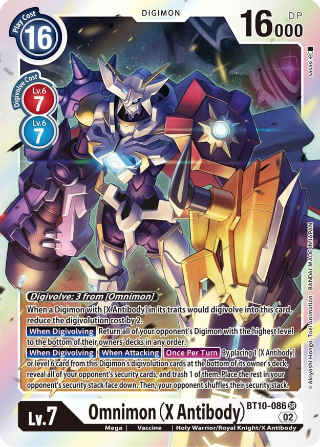 Omnimon (X Antibody)  - BT10-086