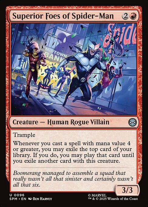 Superior Foes of Spider-Man - Magic: The Gathering SPM #96