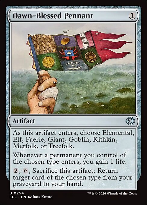 Dawn-Blessed Pennant - Magic: The Gathering ECL #254