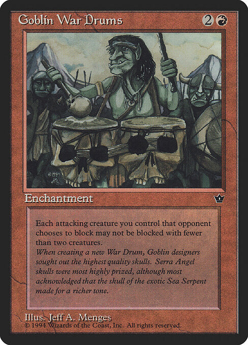 Goblin War Drums - Magic: The Gathering FEM #58d