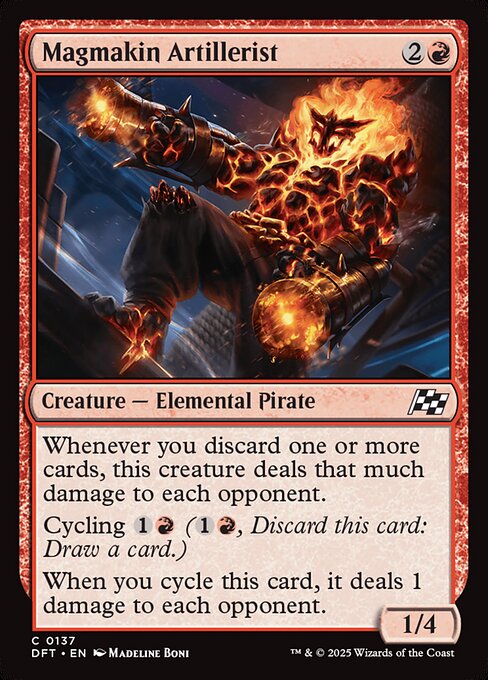 Magmakin Artillerist - Magic: The Gathering DFT #137
