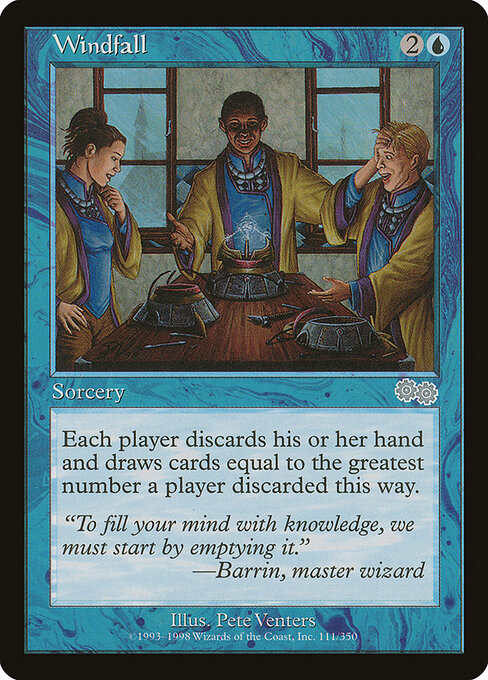 Windfall - Magic: The Gathering USG #111
