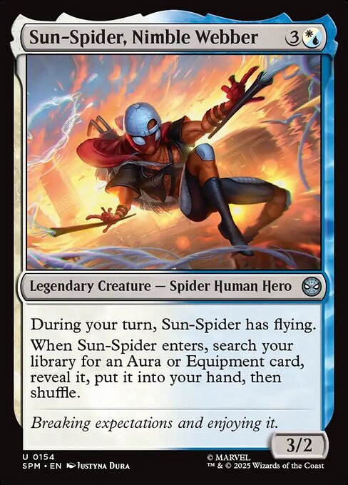 Sun-Spider, Nimble Webber - Magic: The Gathering SPM #154