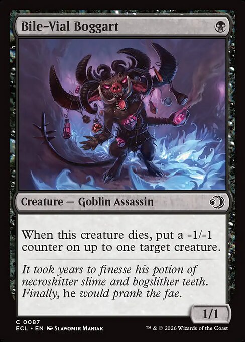 Bile-Vial Boggart - Magic: The Gathering ECL #87