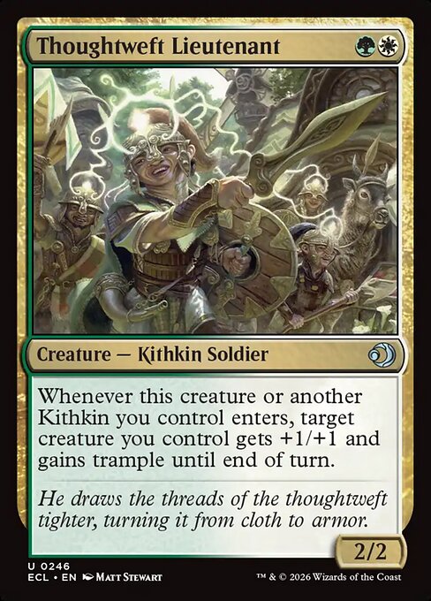 Thoughtweft Lieutenant - Magic: The Gathering ECL #246