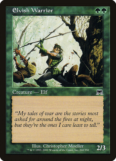Elvish Warrior - Magic: The Gathering ONS #260
