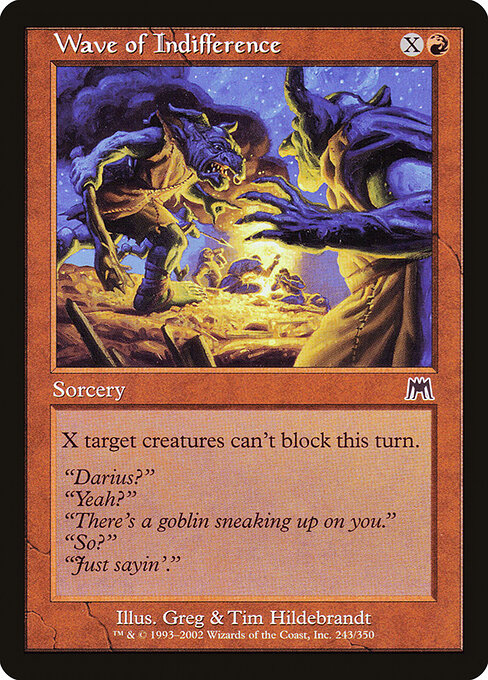 Wave of Indifference - Magic: The Gathering ONS #243