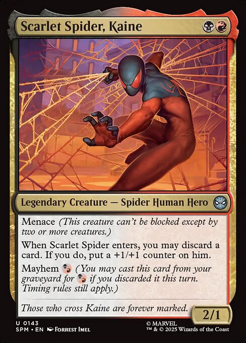 Scarlet Spider, Kaine - Magic: The Gathering SPM #143