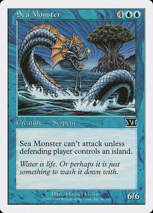 Sea Monster - Magic: The Gathering 6ED #96