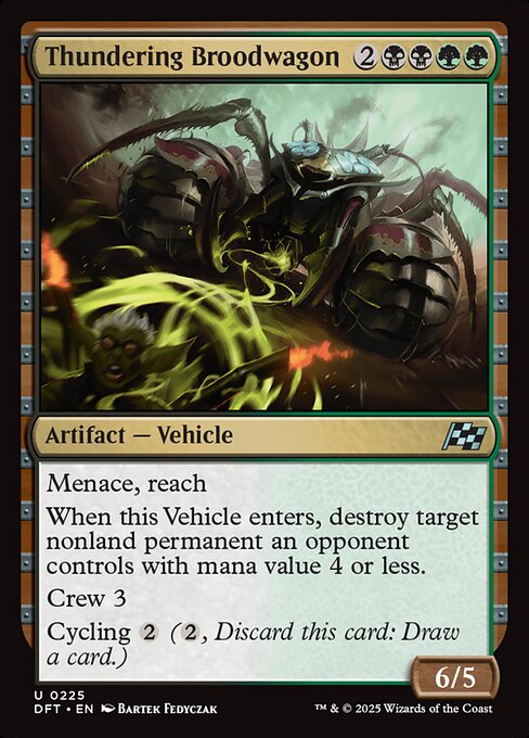Thundering Broodwagon - Magic: The Gathering DFT #225