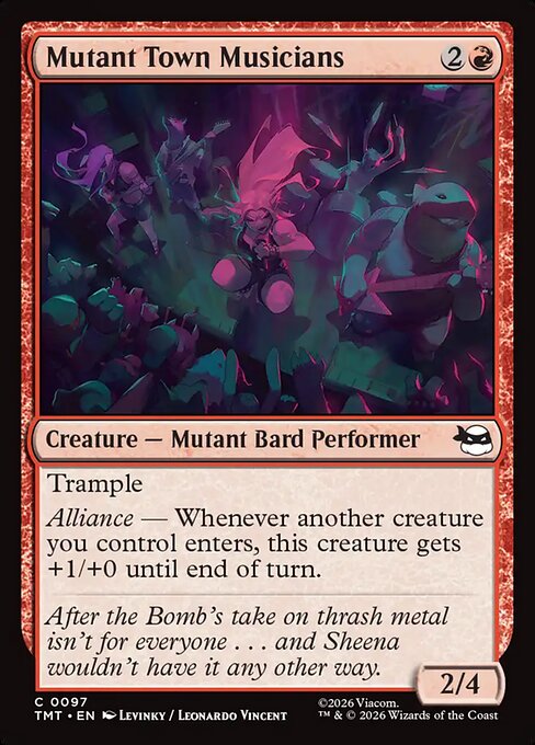Mutant Town Musicians - Magic: The Gathering TMT #97