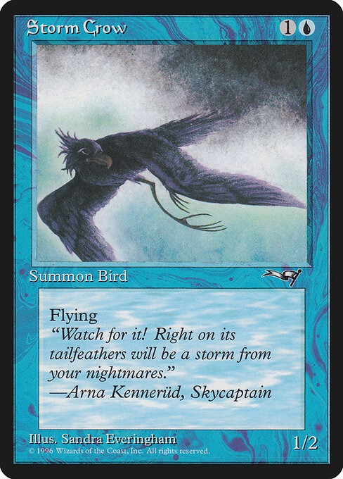 Storm Crow - Magic: The Gathering ALL #36b