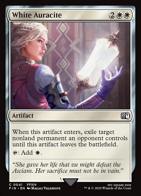 White Auracite - Magic: The Gathering FIN #41