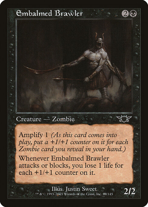 Embalmed Brawler - Magic: The Gathering LGN #69