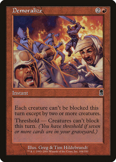 Demoralize - Magic: The Gathering ODY #184