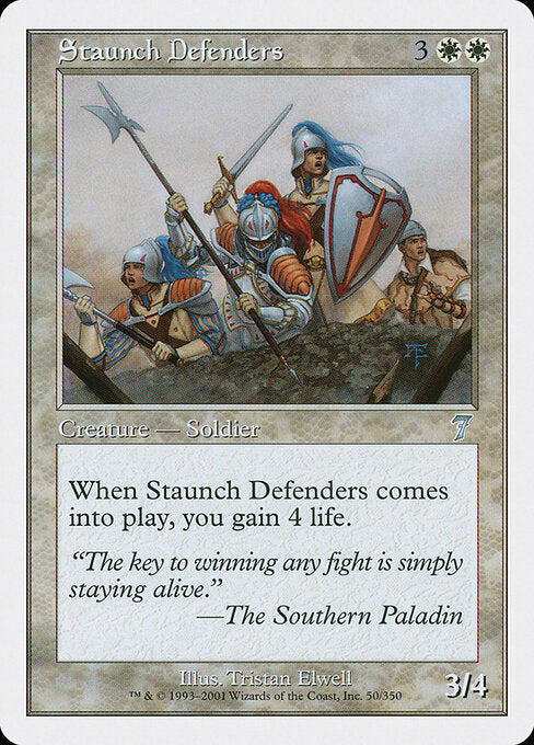 Staunch Defenders - Magic: The Gathering 7ED #50