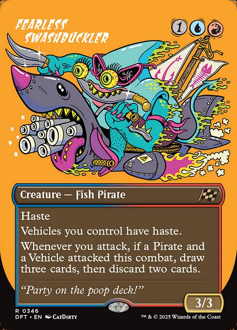 Fearless Swashbuckler - Magic: The Gathering DFT #346