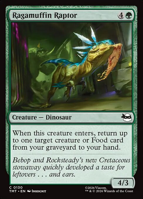 Ragamuffin Raptor - Magic: The Gathering TMT #130