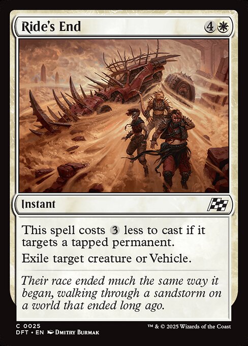 Ride's End - Magic: The Gathering DFT #25