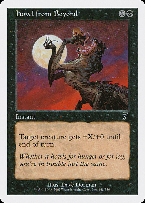 Howl from Beyond - Magic: The Gathering 7ED #142
