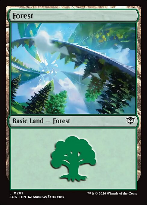 Forest - Magic: The Gathering SOS #281