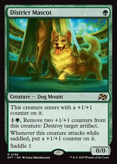 District Mascot - Magic: The Gathering DFT #158