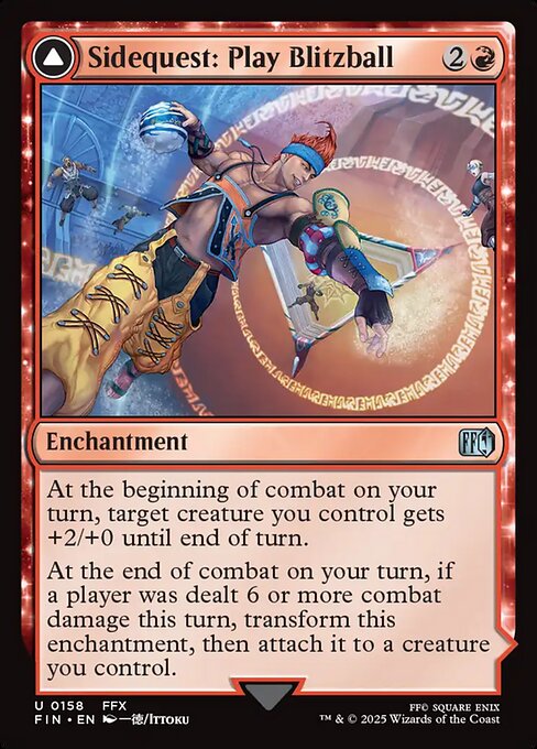 Sidequest: Play Blitzball // World Champion, Celestial Weapon - Magic: The Gathering FIN #158