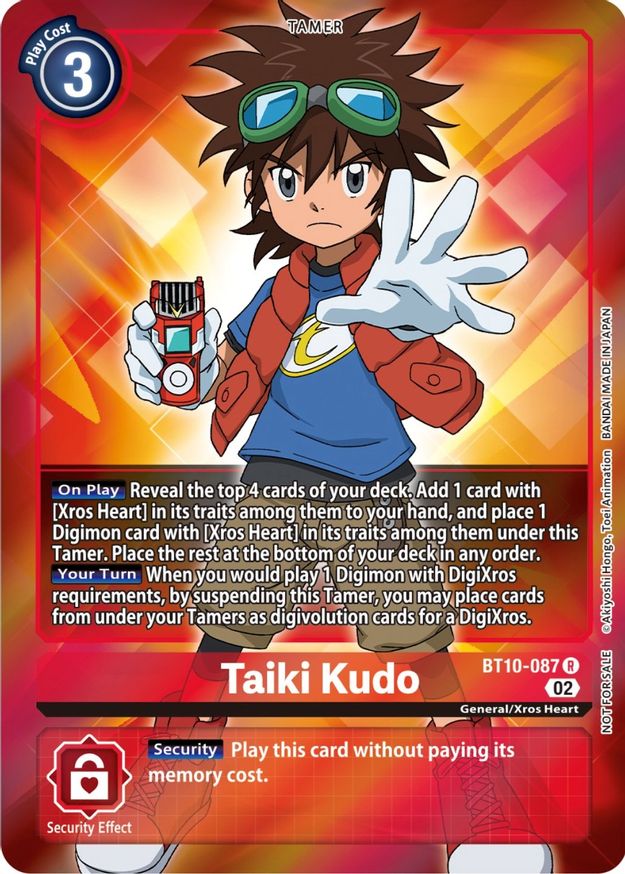 Taiki Kudo (Box Topper)  - BT10-087