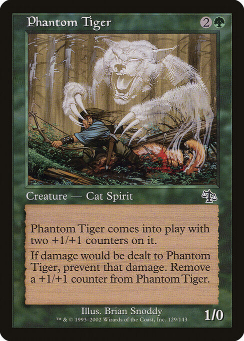 Phantom Tiger - Magic: The Gathering JUD #129