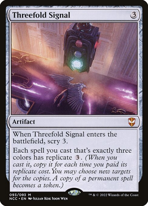 Threefold Signal - Magic: The Gathering NCC #93