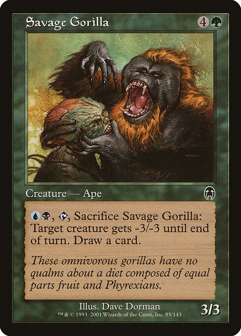 Savage Gorilla - Magic: The Gathering APC #85