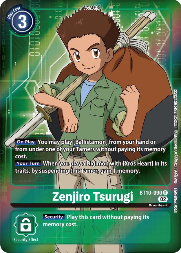 Zenjiro Tsurugi (Box Topper)  - BT10-090