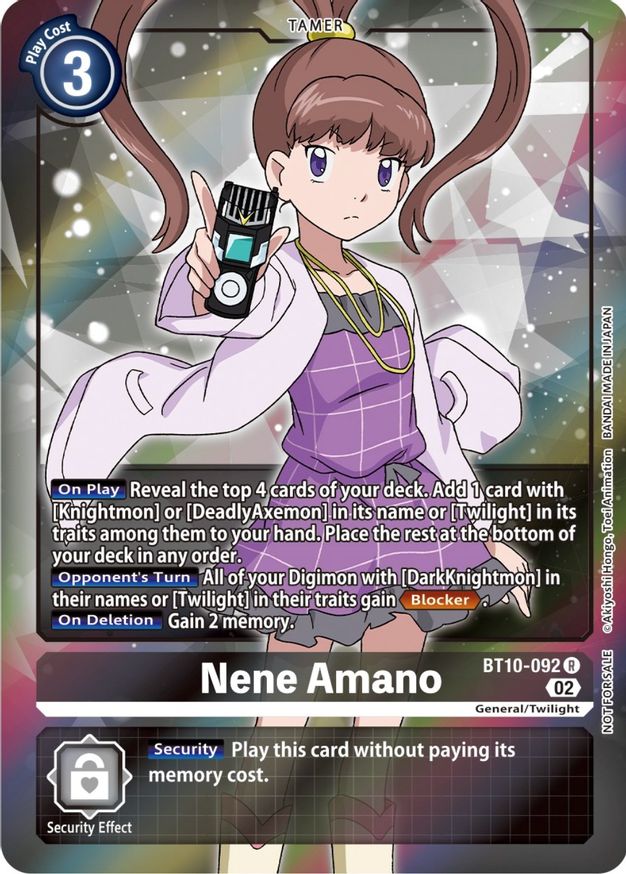 Nene Amano (Box Topper)  - BT10-092