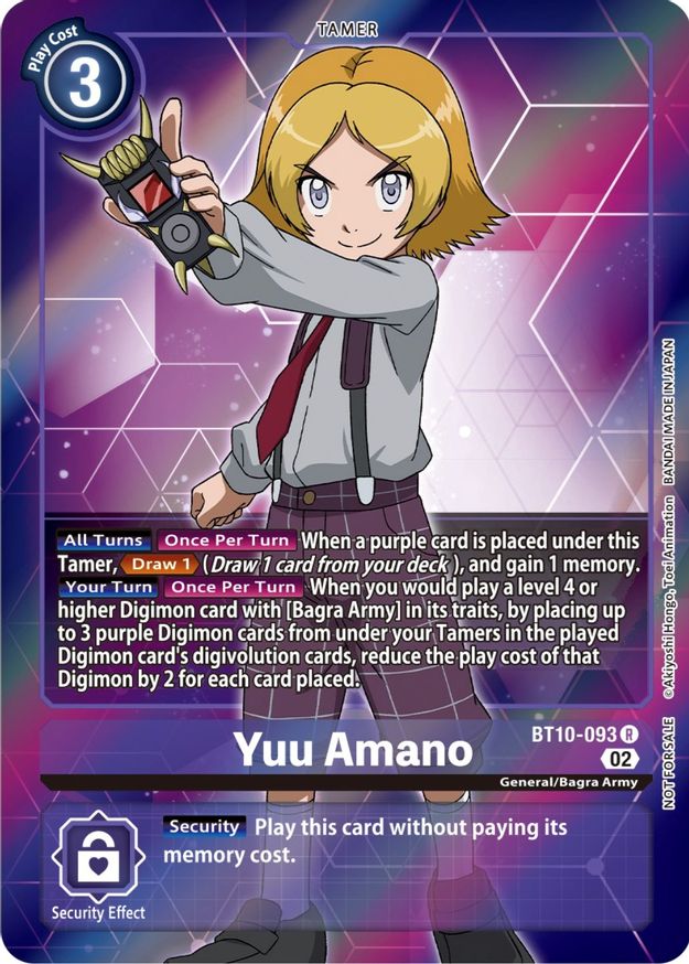 Yuu Amano (Box Topper)  - BT10-093