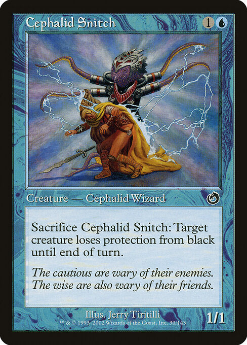 Cephalid Snitch - Magic: The Gathering TOR #30