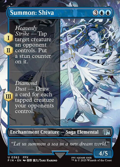 Summon: Shiva - Magic: The Gathering FIN #362