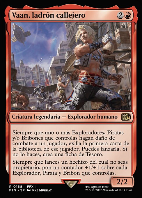 Vaan, Street Thief · FIN #168 · ES