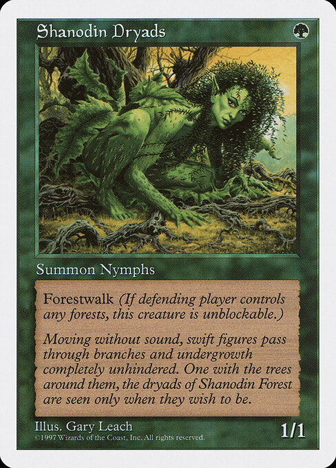Shanodin Dryads - Magic: The Gathering 5ED #325