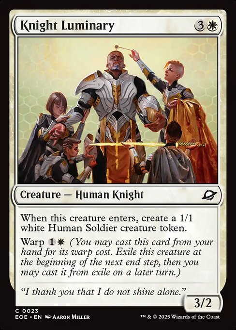 Knight Luminary - Magic: The Gathering EOE #23
