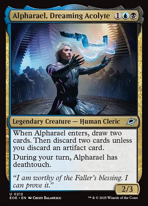 Alpharael, Dreaming Acolyte - Magic: The Gathering EOE #212