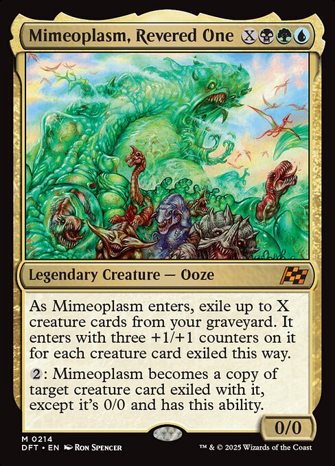 Mimeoplasm, Revered One - Magic: The Gathering DFT #214