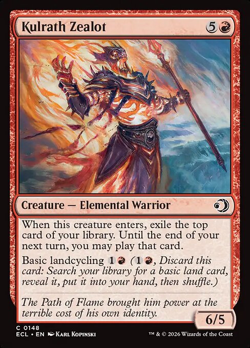 Kulrath Zealot - Magic: The Gathering ECL #148